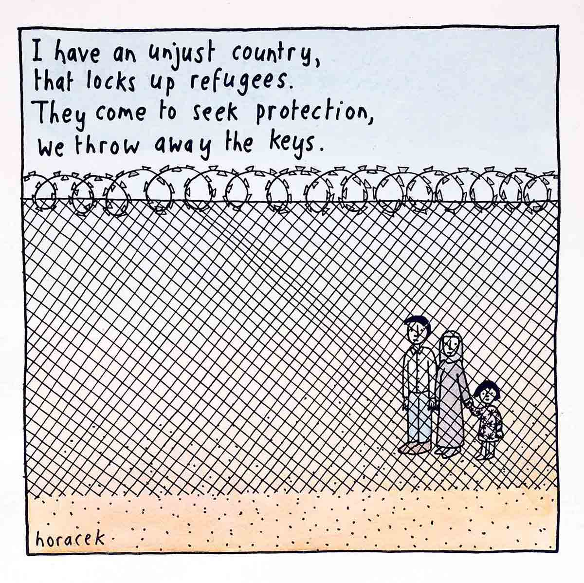 Political cartoon. - click to view larger image