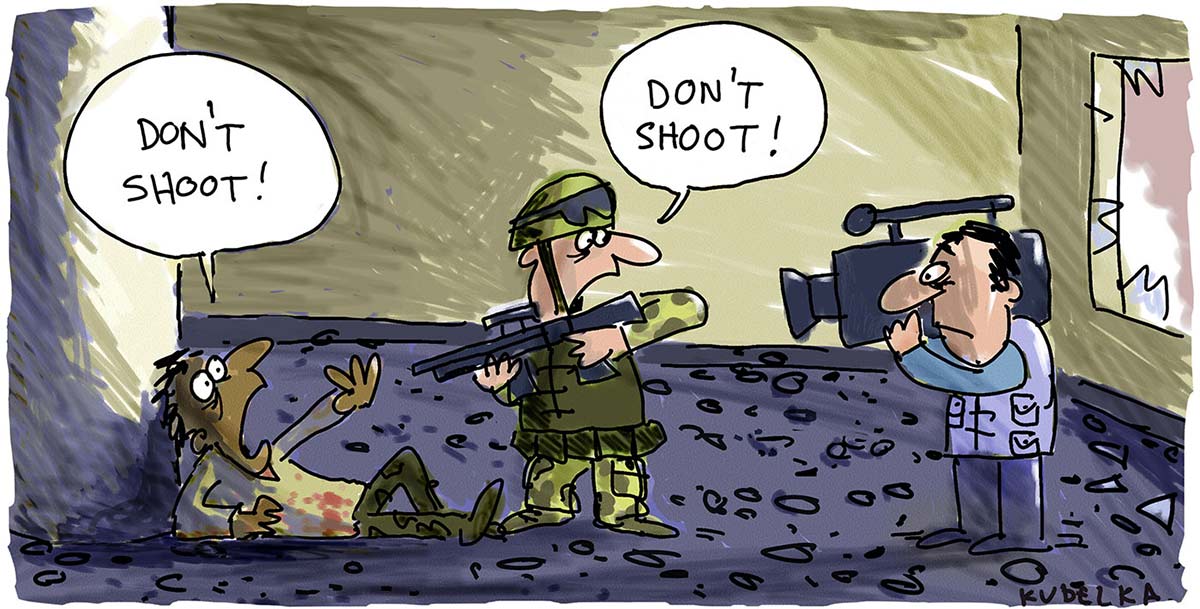 Political cartoon. - click to view larger image