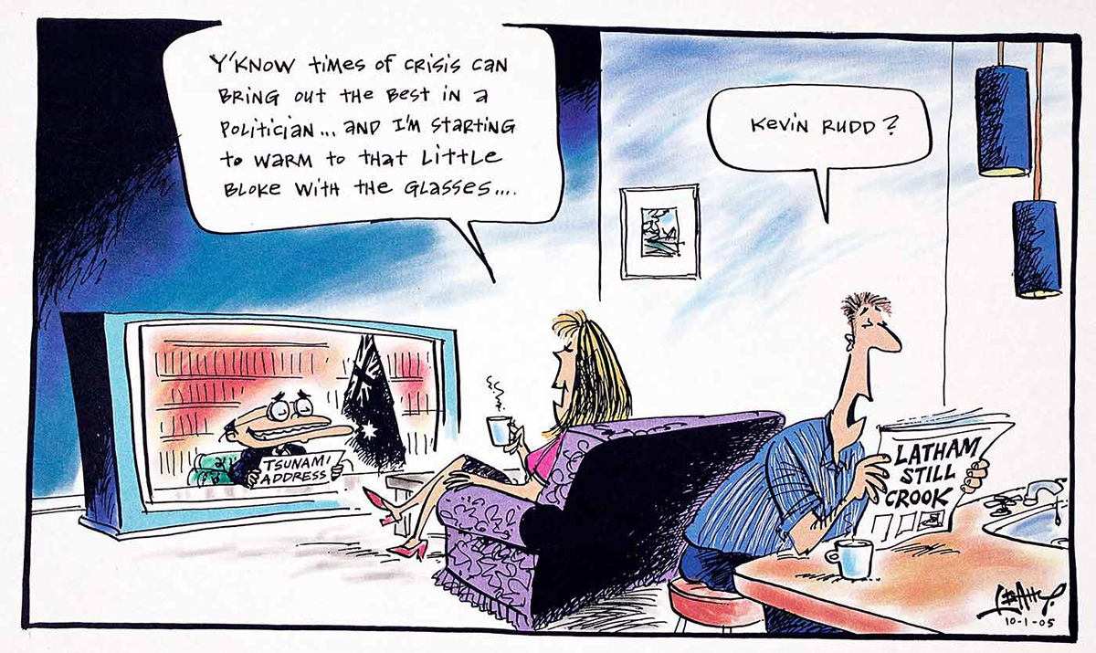 Political cartoon. - click to view larger image