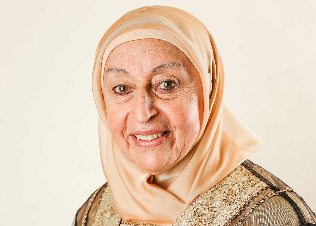 Portrait of Abla Kadous. - click to view larger image