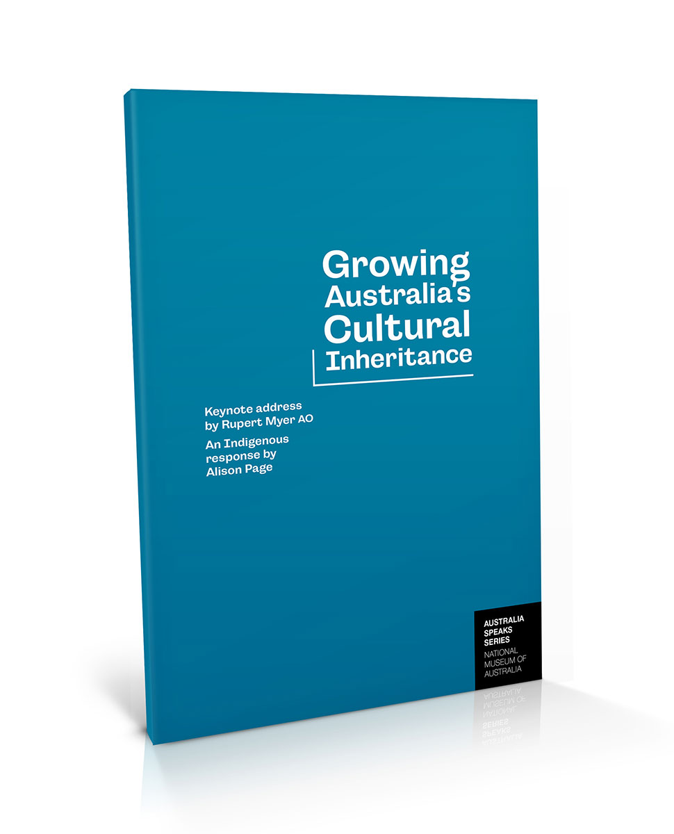 Cover for 'Growing Australia’s Cultural Inheritance'.