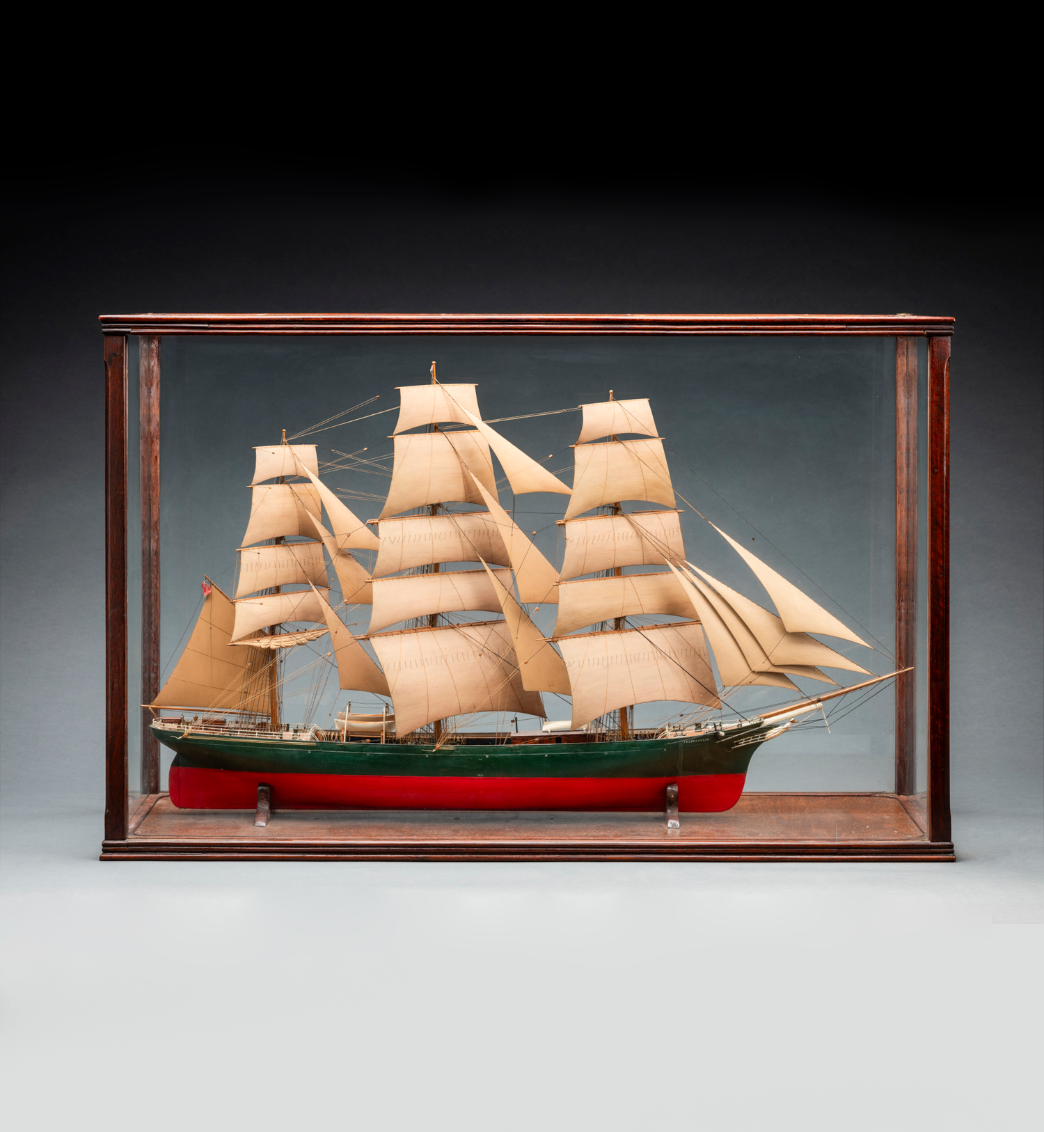 Model of clipper ship 'Thermopylae' in case