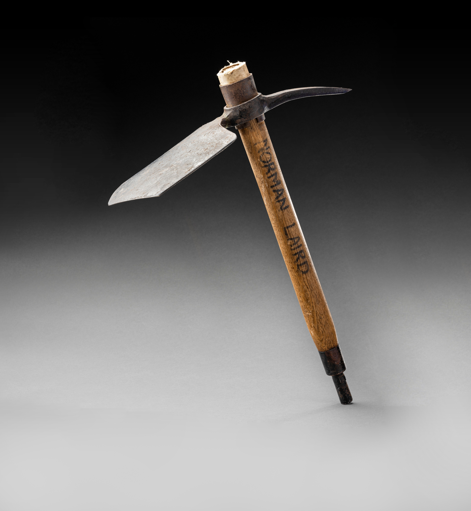 Short-handled hoe used by Norman Laird, Macquarie Island, 1948