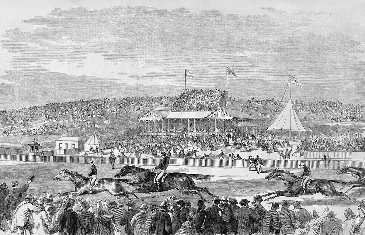 First Melbourne Cup Horse Race