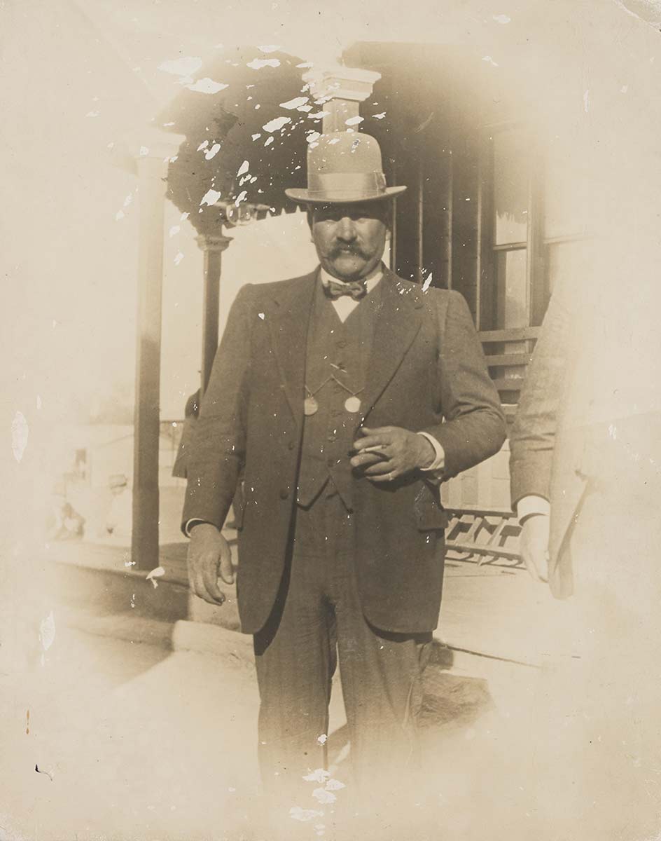 Black and white photograph of Jack Howe - click to view larger image