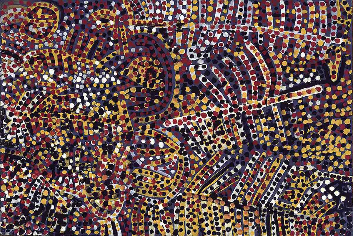 Aboriginal Australian dot panting.