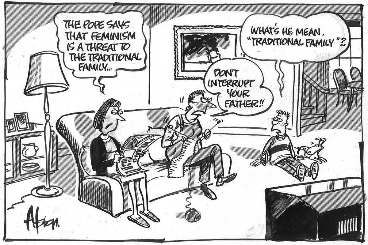 Political cartoon. - click to view larger image