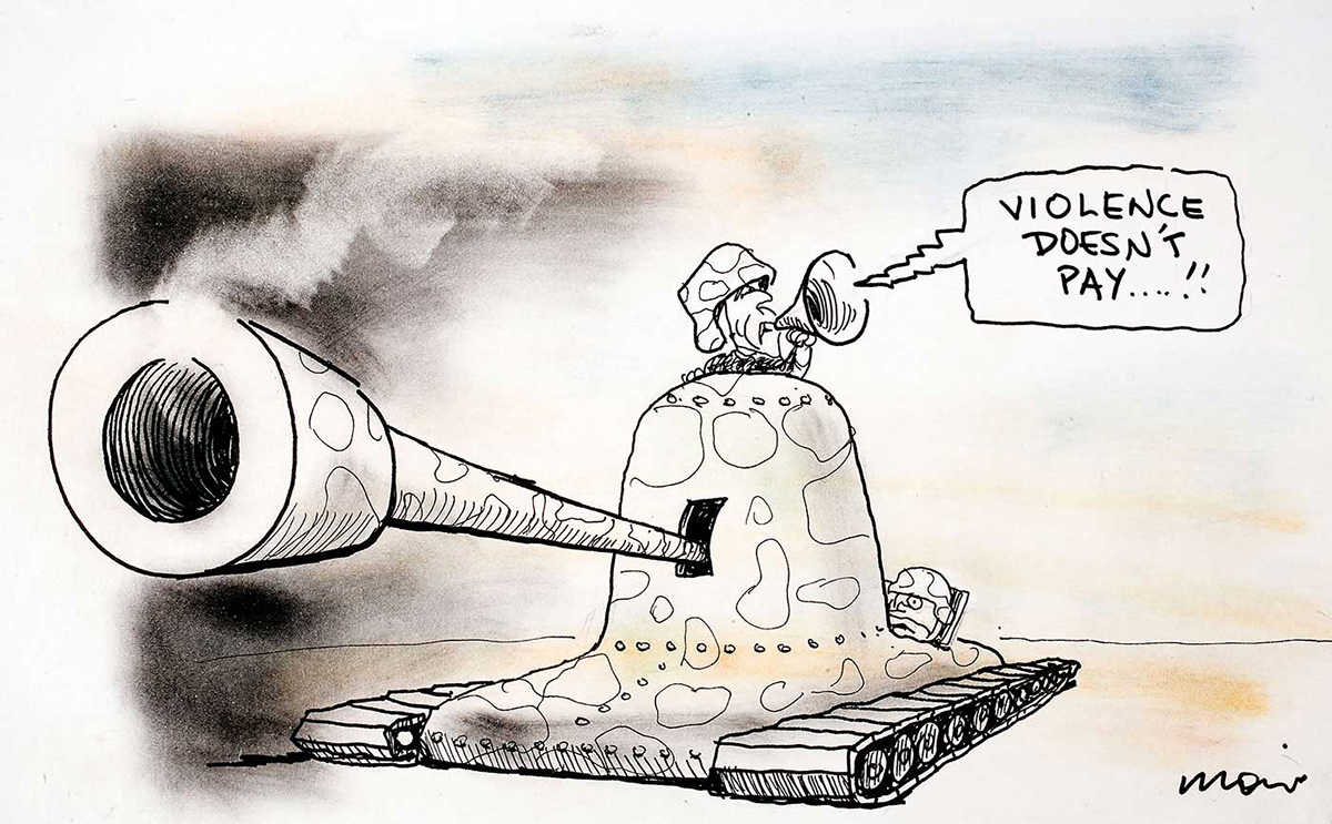 Political cartoon. - click to view larger image