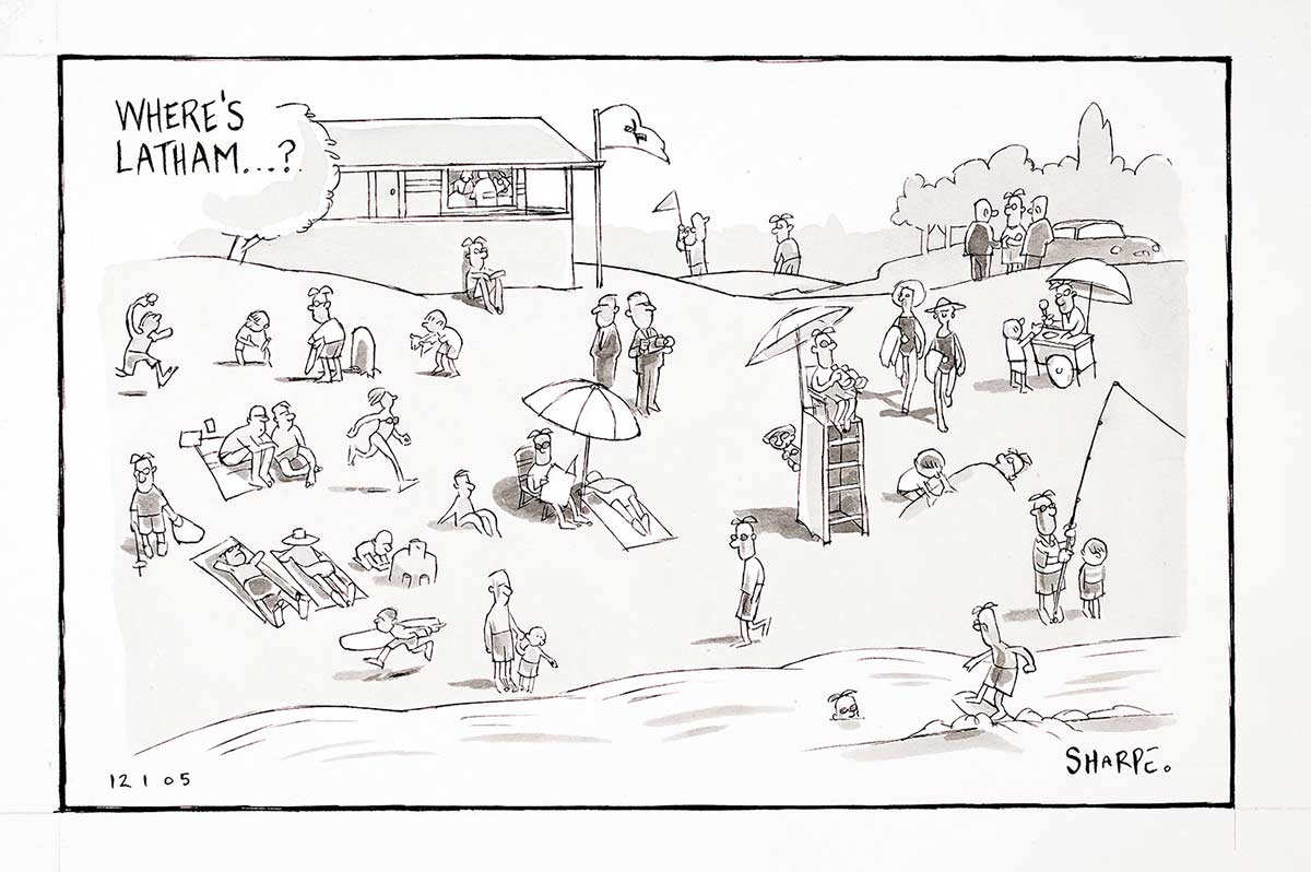 Political cartoon. - click to view larger image