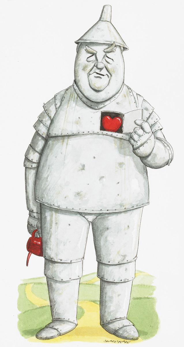 Kim Beazley dressed as the Tin Man from The Wizard of Oz. - click to view larger image