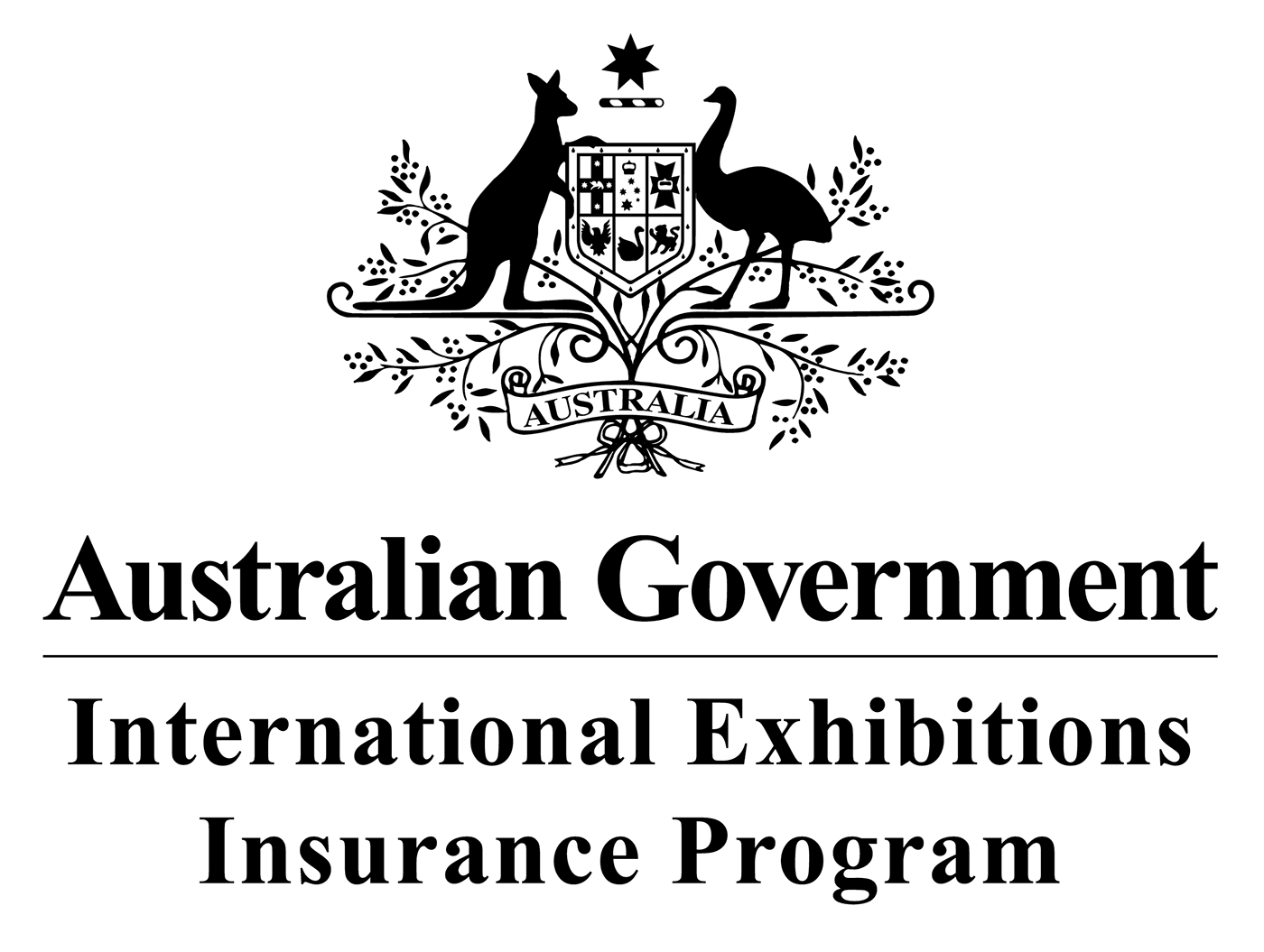Logo for Australian Government International Exhibitions Insurance Program.
