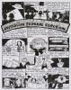 Comic strip showing earthlings explaining the federal election process to invading aliens. The aliens return to their ship, saying that the planet is doomed.