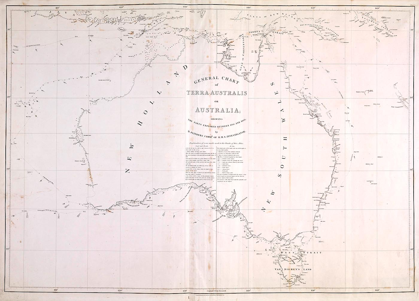 Hand-drawn map of Australia.