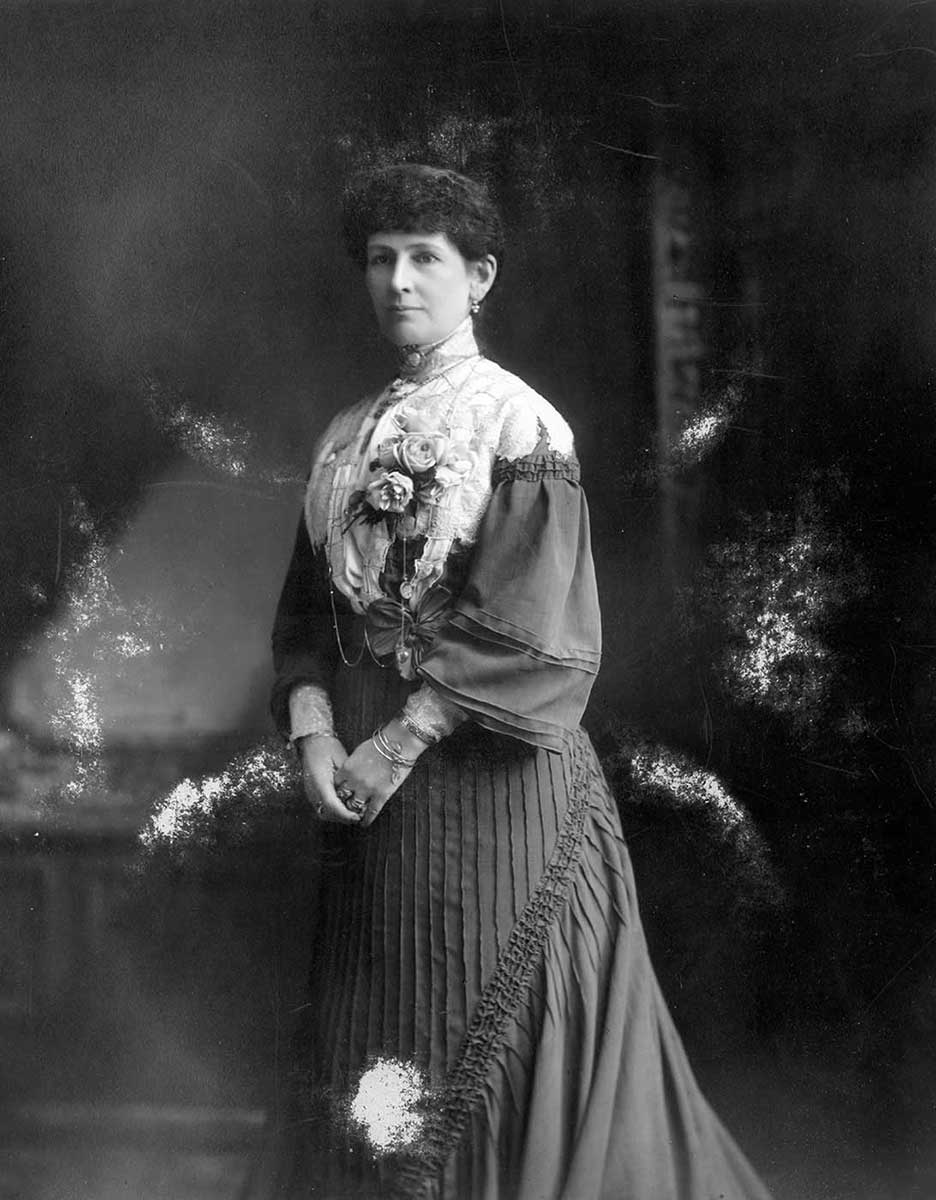 Photograph portrait of Lady Janet Clarke. - click to view larger image