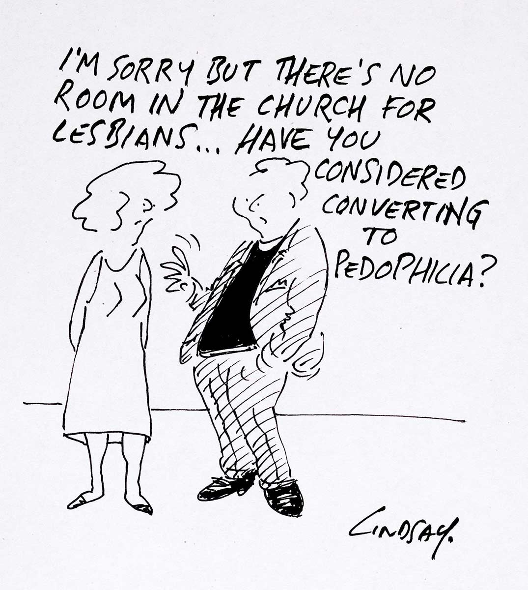 Political cartoon. - click to view larger image
