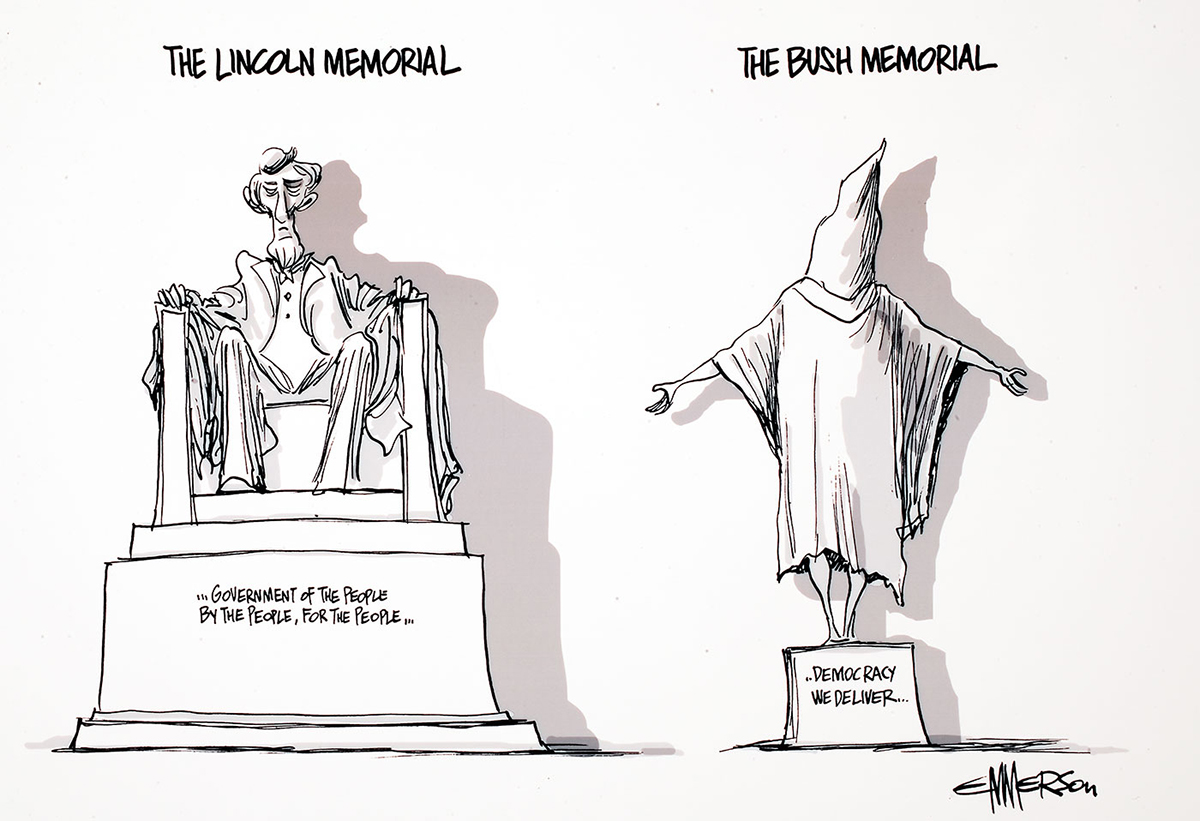 Political cartoon. - click to view larger image