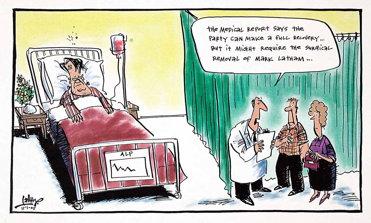 Political cartoon. - click to view larger image