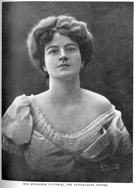 Alice Buckridge, Miss Australia 1908 - click to view larger image