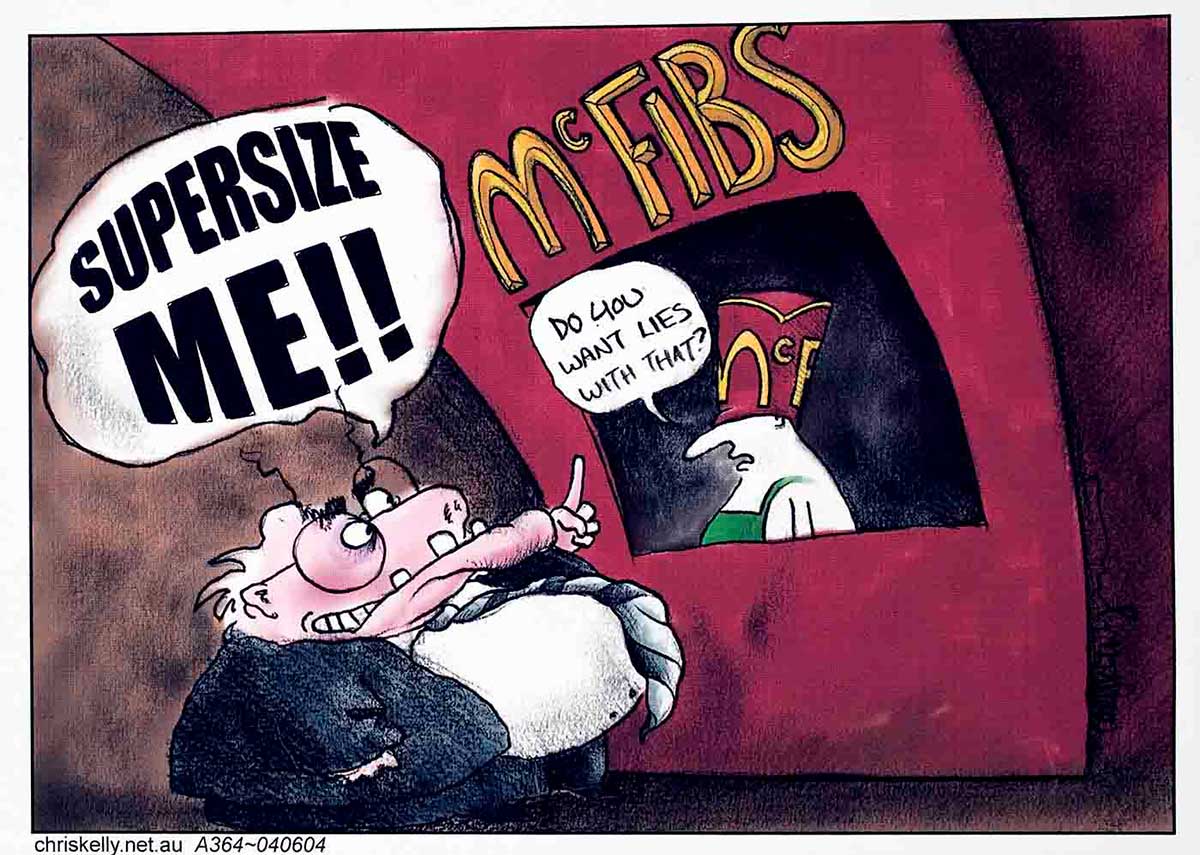 Political cartoon. - click to view larger image