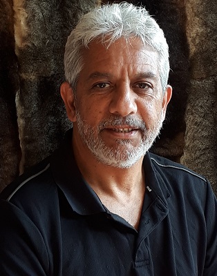 A portrait photo of Wayne Thorpe, Cultural Connections Co-ordinator at GLaWAC, Gunaikurnai Land and Waters Aboriginal Corporation.