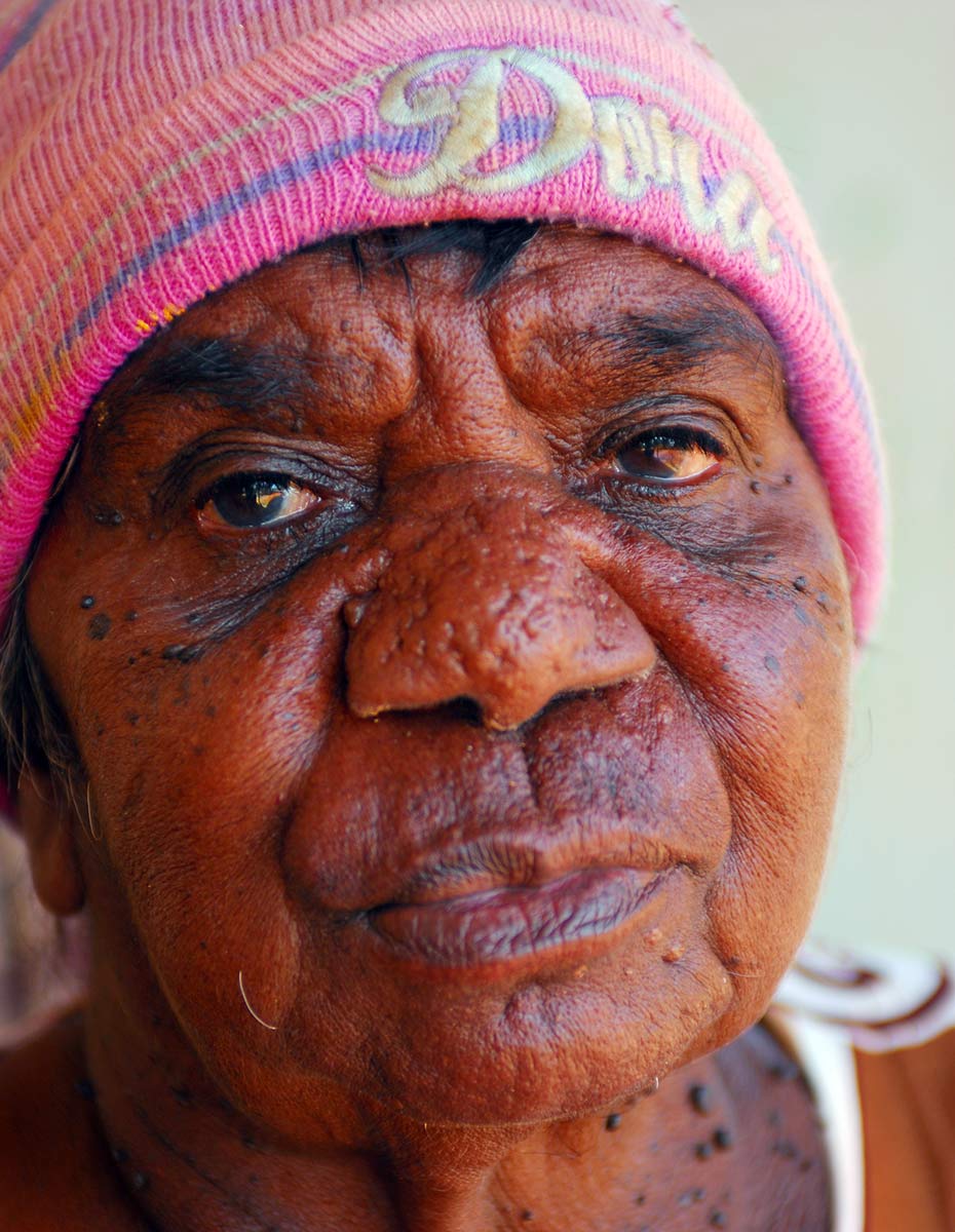 Portrait of Kumpaya Girgaba. - click to view larger image