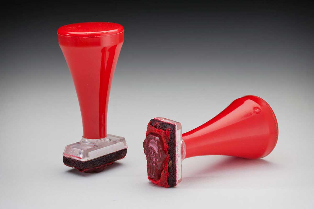 Rubber stamps used by Ivy Lovric - click to view larger image