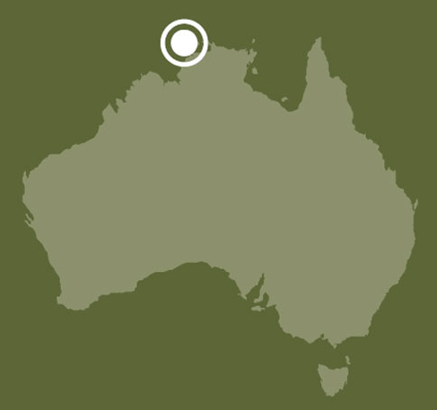 Map of Australia showing location of Bathurst and Melville islands, Northern Territory. - click to view larger image