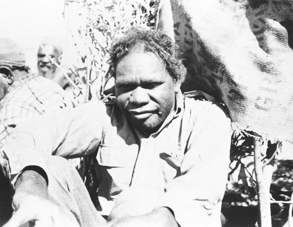 Portrait photo of an Aboriginal Australian man. - click to view larger image