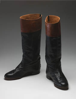 Jim Pike’s riding boots from the 1930s