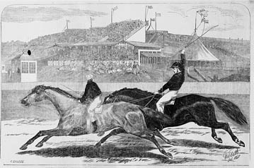 Jockeys in the 1865 Melbourne Cup